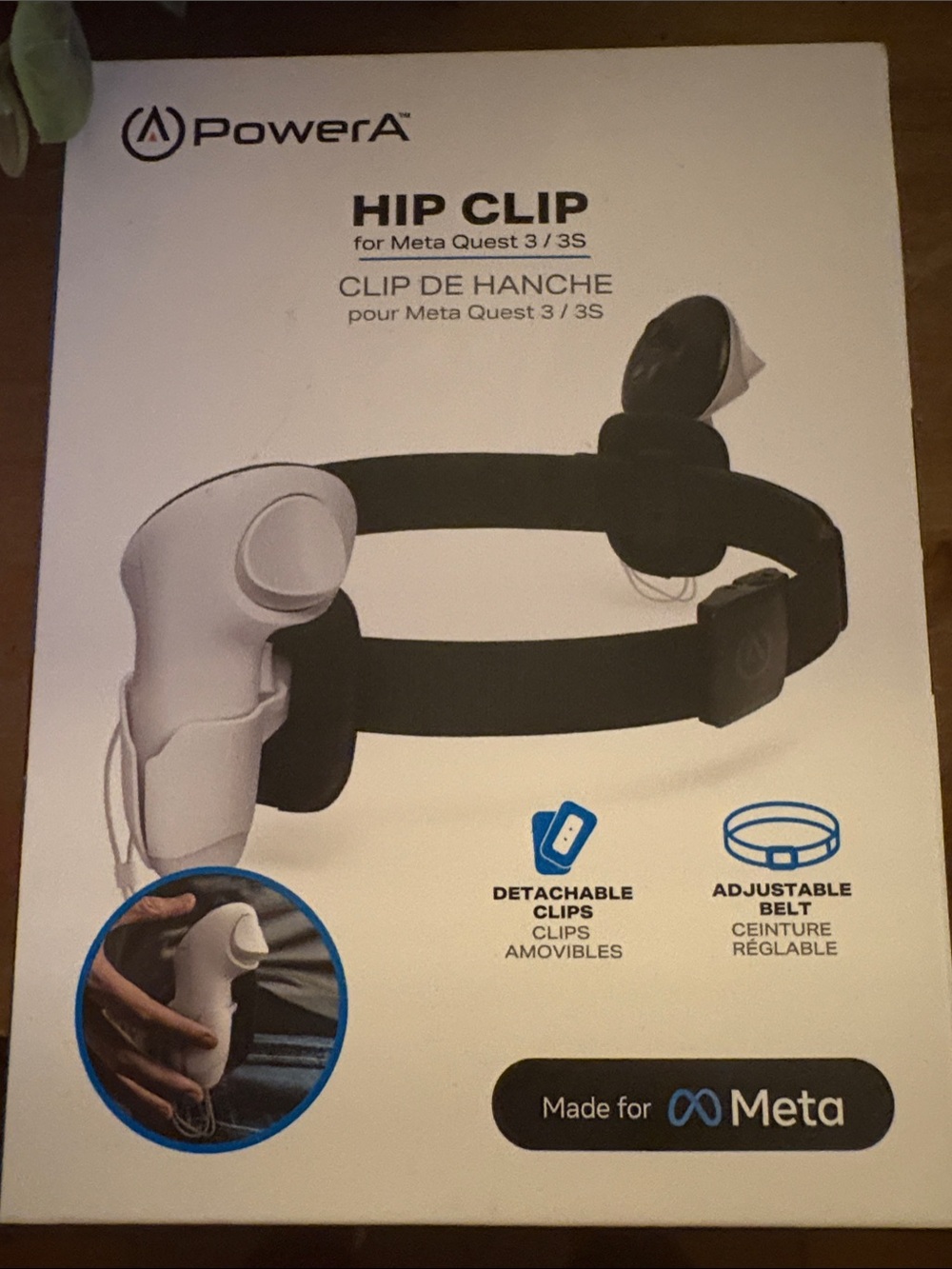 VR Controller Hip Clip Holster | PowerA Meta Quest 3 /‎ 3S  - NEW
